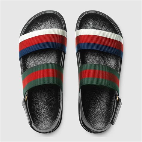 gucci adjustable sandals men|gucci men's sandals on sale.